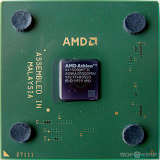AMD Athlon XP 1800+ @ 1533 MHz