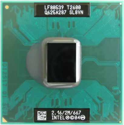 Core Duo T2600 @ 2.16 GHz